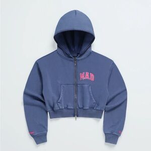 Mad happy cropped sweatshirt